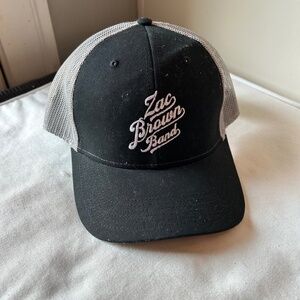 Used Zac Brown Band Trucker Hat - Black & White